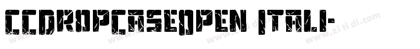 CCDropCaseOpen Itali字体转换